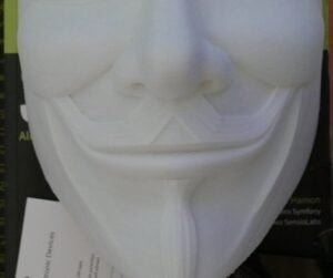 Anonymous mask - Guy Fawkes mask - V for Vendetta mask - Freedom mask - Collectible