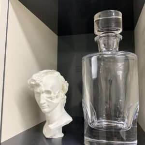 David's Mind David Skull Head 3d printed David Statue White