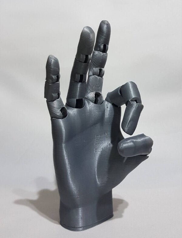 LARGE Hand Jointed Movable posable sign fist life-size severed scary hand mannequin body parts MALE