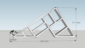 3D Printed Geometric Laptop/Notebook/Laptop Stand.