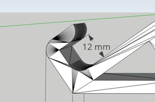 3D Printed Geometric Laptop/Notebook/Laptop Stand.