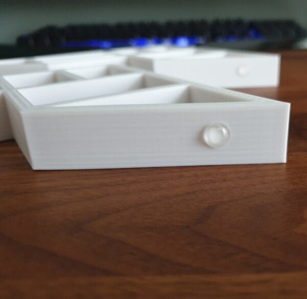 3D Printed Geometric Laptop Macbook Stand Mount Dock Multiple Colours Non-Slip Rubber Feet Storage Accessory