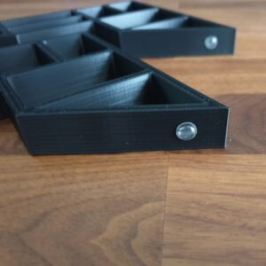 3D Printed Geometric Laptop Macbook Stand Mount Dock Multiple Colours Non-Slip Rubber Feet Storage Accessory