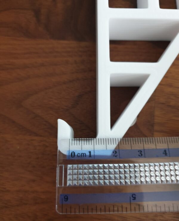 3D Printed Geometric Laptop Macbook Stand Mount Dock Multiple Colours Non-Slip Rubber Feet Storage Accessory