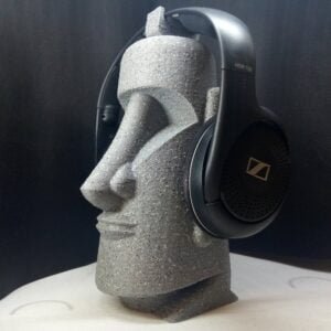 Moai Head Easter Island Sculpture Headset Hanger