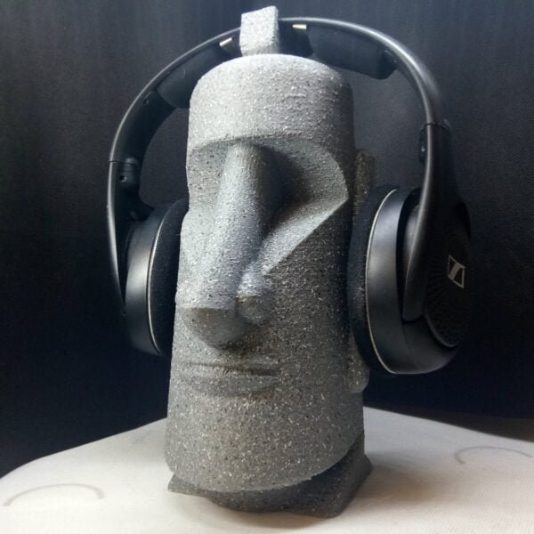 Moai Head Easter Island Sculpture Headset Hanger
