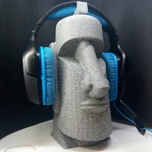 Moai Head Easter Island Sculpture Headset Hanger