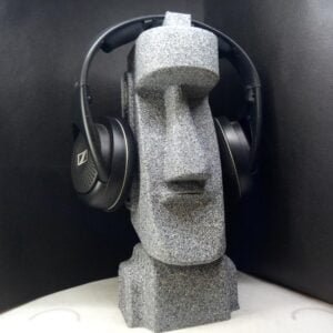 Headphone Stand Easter Island Style Moai Statue Rack