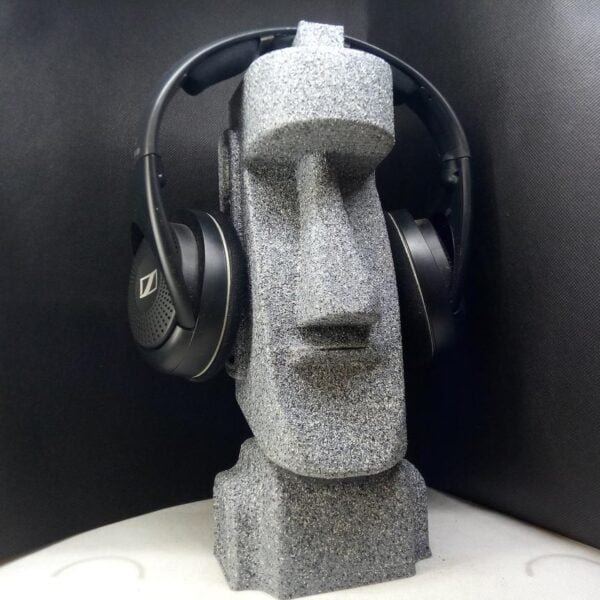 Headphone Stand Easter Island Style Moai Statue Rack