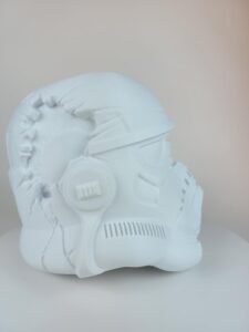 3D Printed 8" Star Wars Inspired Deathtrooper Stormtrooper Skull Model Display