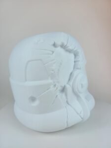 3D Printed 8" Star Wars Inspired Deathtrooper Stormtrooper Skull Model Display