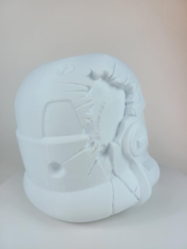 3D Printed 8" Star Wars Inspired Deathtrooper Stormtrooper Skull Model Display