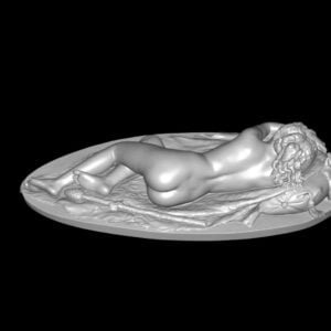 Bacchante Sleeping Sculpture Home Decoration Replica 3d Printed Figurine Statuette
