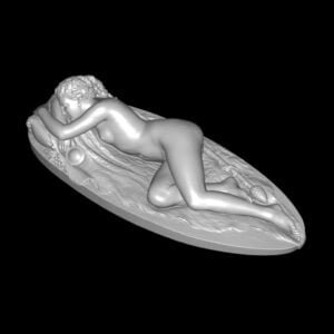 Bacchante Sleeping Sculpture Home Decoration Replica 3d Printed Figurine Statuette