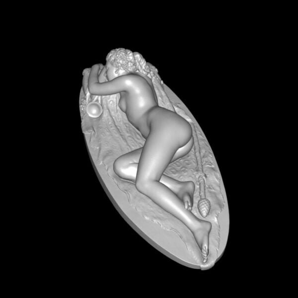 Bacchante Sleeping Sculpture Home Decoration Replica 3d Printed Figurine Statuette