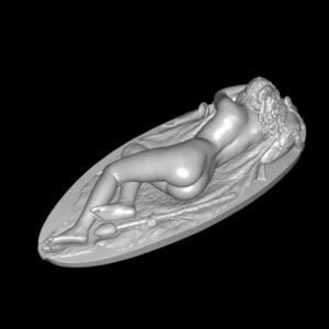 Bacchante Sleeping Sculpture Home Decoration Replica 3d Printed Figurine Statuette