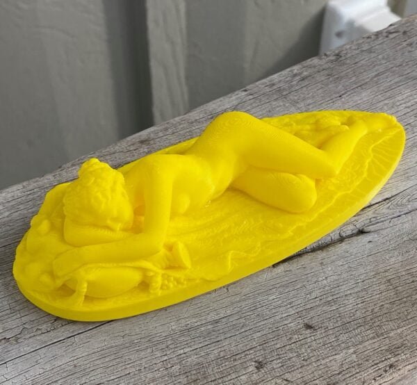 3D printed Sleeping Bacchante