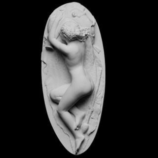 3D printed Sleeping Bacchante