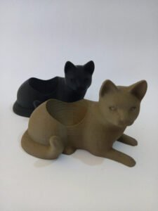 Artisans Cat Planter for office tabletop desk decor