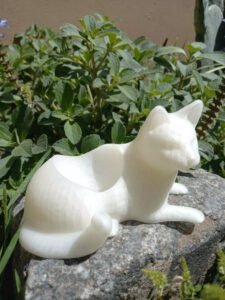 Artisans Cat Planter for office tabletop desk decor