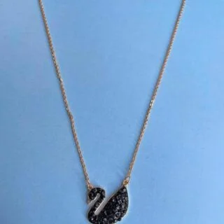 Twinkling Chunky Swan necklace