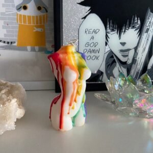 Scented Diy Rainbow Drizzle Woman Torso Candle