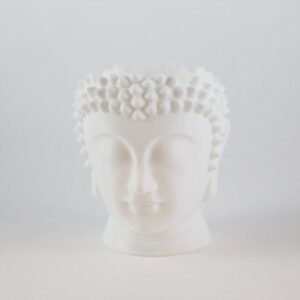 Buddha Head Planter Pot With Drainage