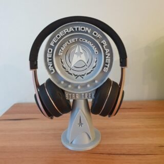 Star Trek 3D Printed Headphones Stand or Trophy Display