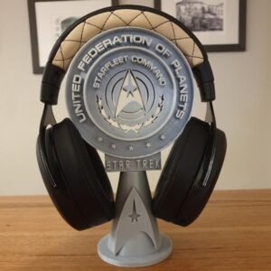 Star Trek 3D Printed Headphones Stand or Trophy Display