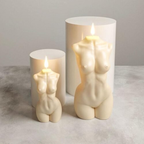 Woman Body Candle Exotic Diy Candles Female Figure 4 Inch Large