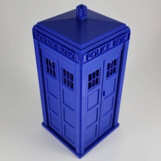 Doctor Who Tardis 3D Printed Hollow