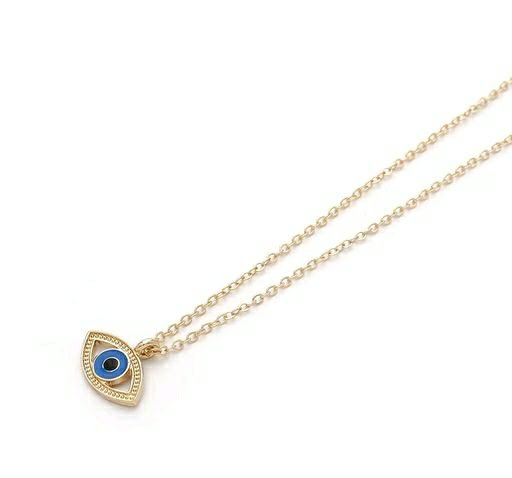 Evil Eye Necklace, Solid Gold Diamond Evil Eye Protection Necklace |  Jewelsty Fine Jewelry | Wolf & Badger