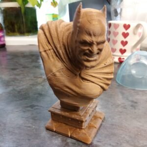The Dark Knight Batman Angry Bust 3D Printed
