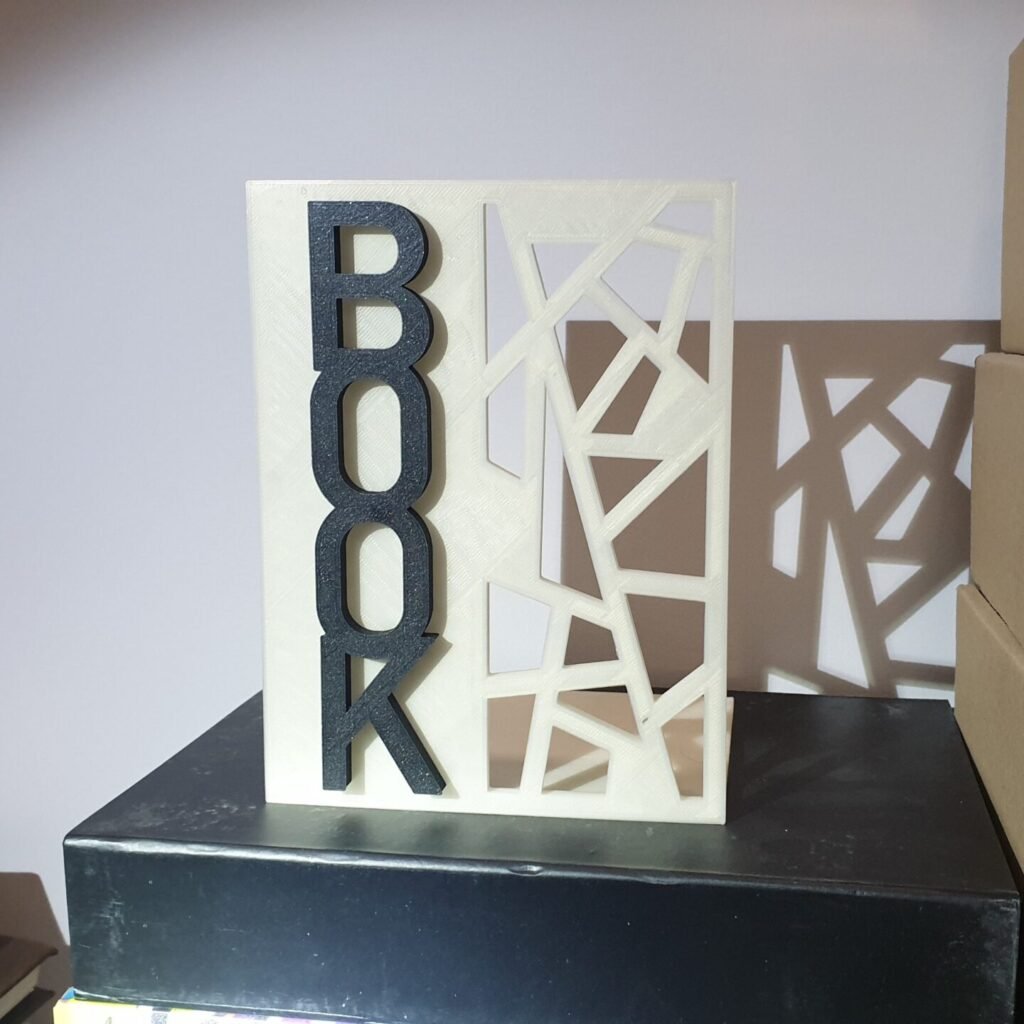 Book - 3D Library Bookends Brackets Gift for Book Lovers Gift