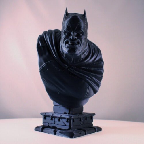 The Dark Knight Batman Angry Bust 3D Printed