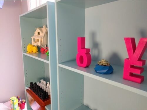 LOVE - 3D Library Bookends / Brackets Gift for Book Lovers Christmas Gift