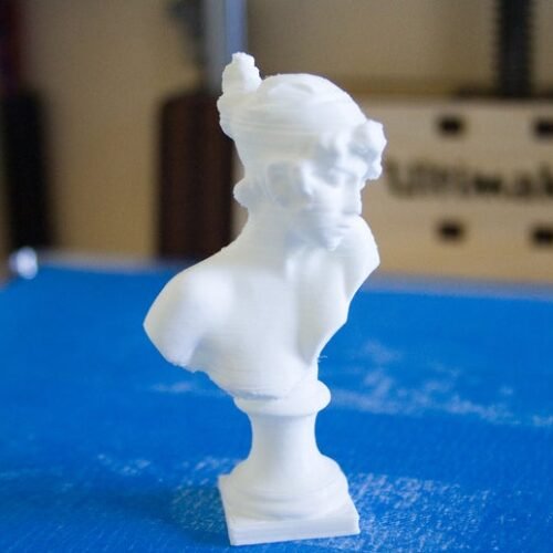 Sappho's Head Bust Sculpture 3D Printed