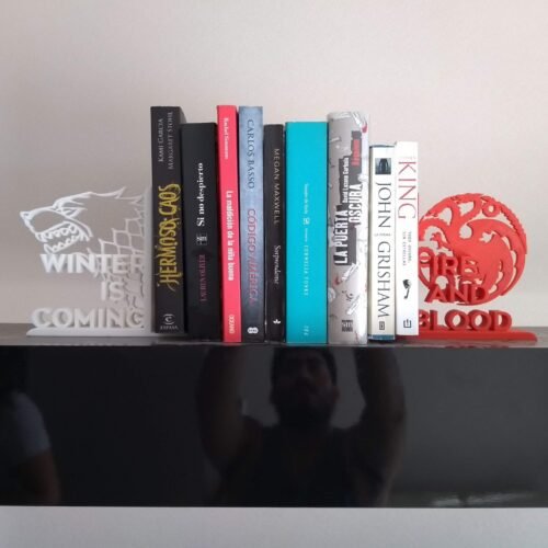 Game of Thrones Bookends GOT Decor Book End Support