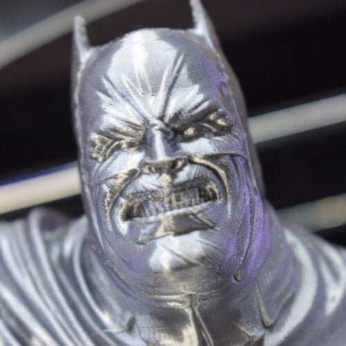 The Dark Knight Batman Angry Bust 3D Printed