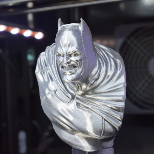 The Dark Knight Batman Angry Bust 3D Printed