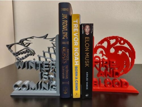 Game of Thrones Bookends GOT Decor Book End Support