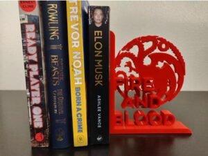 Game of Thrones Bookends GOT Decor Book End Support