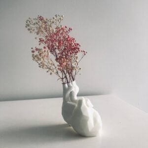 Heart Vase Anatomical Gift for Couple