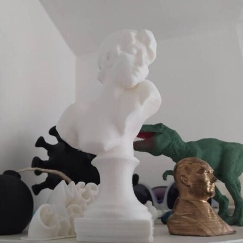 Sappho's Head Bust Sculpture 3D Printed