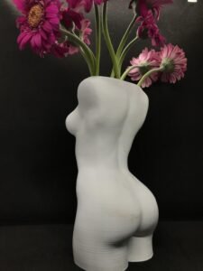 Woman Torso Statue Vase 20 cm High