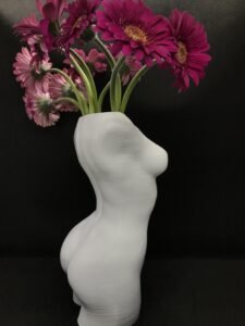 Woman Torso Statue Vase 20 cm High