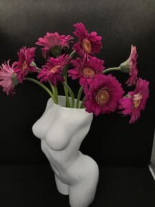 Woman Torso Statue Vase 20 cm High