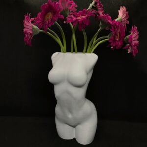 Woman Torso Statue Vase 20 cm High
