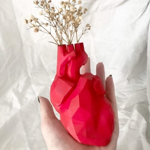 Heart Vase Anatomical Gift for Couple