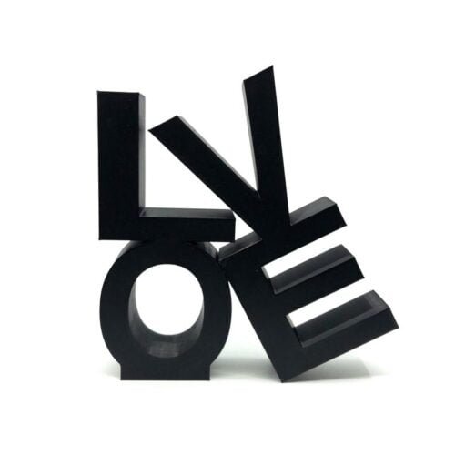 LOVE - 3D Library Bookends / Brackets Gift for Book Lovers Christmas Gift